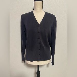 St Johns Bay Womens Cardigan Black